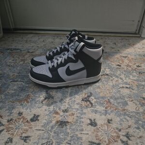 Nike Dunk High Blue and White Sneakers